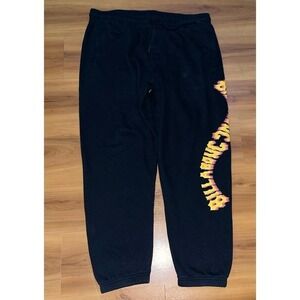 Mens Billabong Drawstring‎ Cotton Fleece Graphic Sweatpants